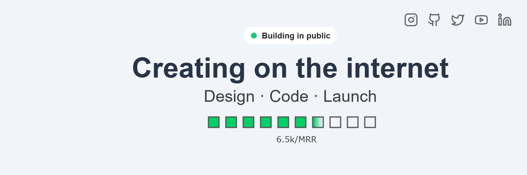 Indie Hacker MRR for twitter banner