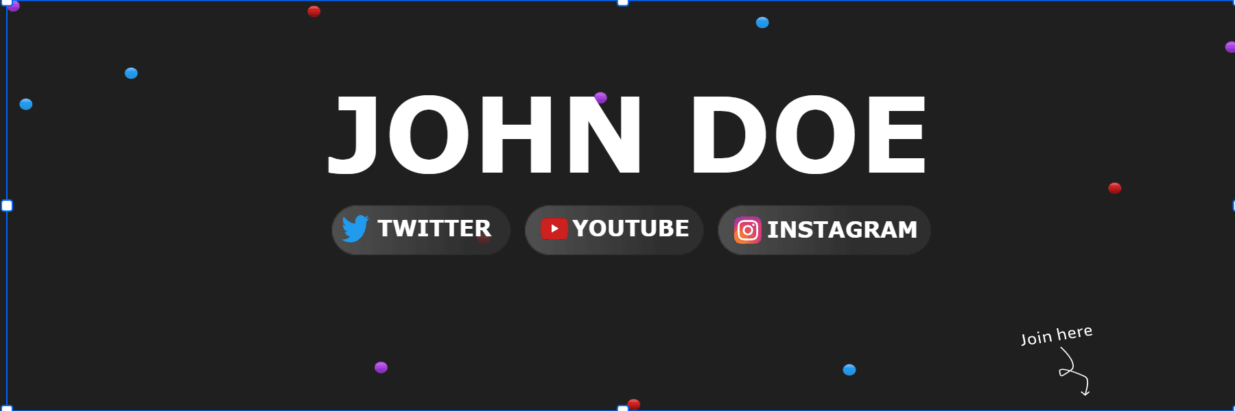 Dark Cool Creator  for twitter banner