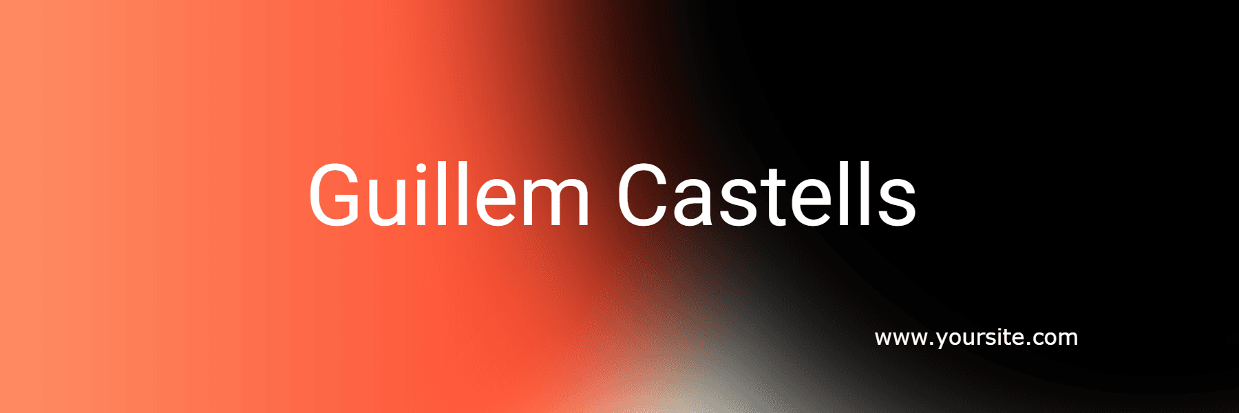 Abstract Modern Gradient for twitter banner